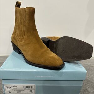 Seychelles Tan Suede Chelsea Boots